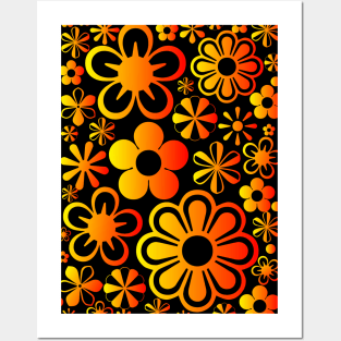 FLOWER PATTERN Posters and Art